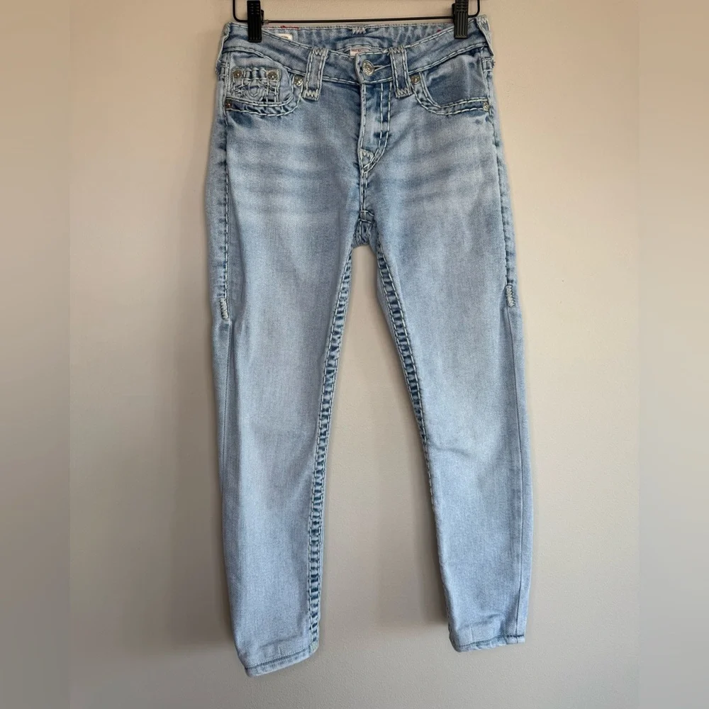 True Religion Jennie Curvy Super T Mid-Rise Skinny Jean Vintage Wash 26 - Picture 5 of 15